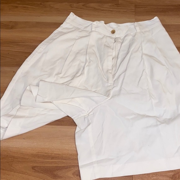 High Waisted White Shorts - Picture 4 of 7